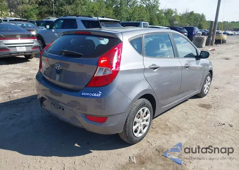 2014 Hyundai Accent Gs from USA, damaged, VIN KMHCT5AE0EU164971